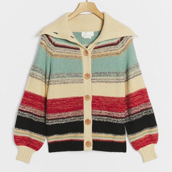 HTF Anthropologie Ann-Frid Knit Cardigan - Picture 2 of 8